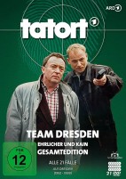 Tatort - Team Dresden - Gesamtedition / Ehrlicher & Kain / Alle 21 Fälle aus Dresden (DVD) 