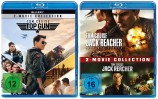 Top Gun 1&2 + Jack Reacher 1&2 / Tom Cruise Double Feature im Set (Blu-ray) 