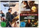 Top Gun 1&2 + Jack Reacher 1&2 / Tom Cruise Double Feature im Set (DVD) 