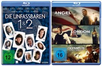 Die Unfassbaren - Now You See Me 1&2 + Olympus - & London - & Angel Has Fallen / Morgan Freeman Double Feature im Set (Blu-ray)