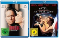 Enthüllung - Sex ist Macht + Hallo, Mr. President / Michael Douglas Double Feature im Set (Blu-ray)