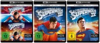 Superman 2-4 im Set - 4K Ultra HD Blu-ray + Blu-ray / Allein gegen alle + Der stählerne Blitz + Die Welt am Abgrund (4K Ultra HD)