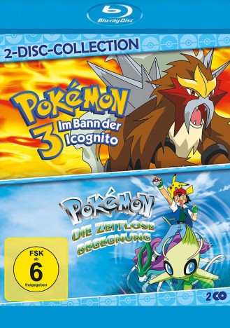 Pokémon 3 - Im Bann der Icognito / Pokémon 4 - Die zeitlose Begegnung - Doppelpack (Blu-ray)