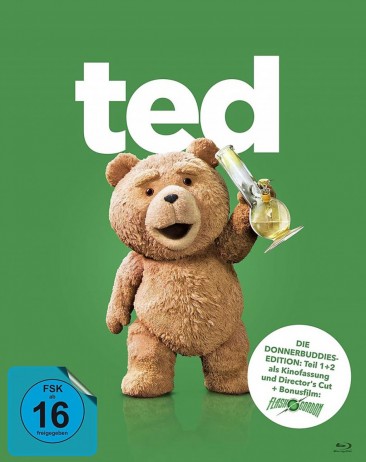Ted 1+2 - Die Donnerbuddies-Edition / Kinofassung + Director's Cut + Flash Gordon (Blu-ray)