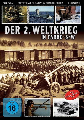 An den Fronten des Krieges - Der 2. Weltkrieg in Farbe & schwarz-weiß (DVD)