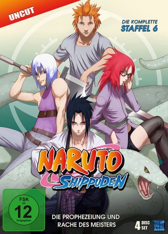 Naruto Shippuden - Staffel 06 / Die Prophezeiung und Rache des Meisters (DVD)