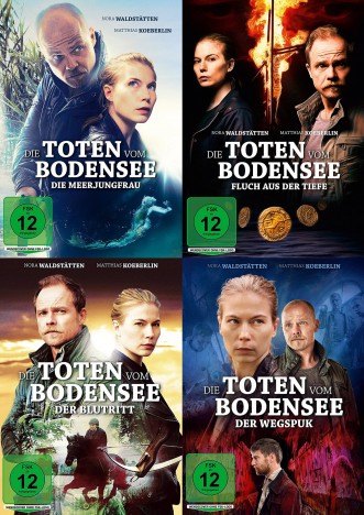 Die Toten vom Bodensee - Episode 9-12 im Set / Die Meerjungfrau + Fluch aus der Tiefe + Der Blutritt + Der Wegspuk (DVD)