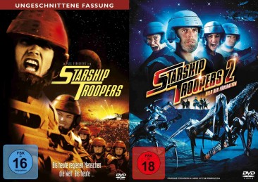 Starship Troopers + Starship Troopers 2 - Held der Föderation im Set (DVD)