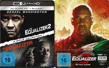 The Equalizer 1+2 - 2 Movie-Collection (Amaray) + The Equalizer 3 - The Final Chapter (Steelbook) - 4K Ultra HD Blu-ray + Blu-ray im Set (4K Ultra HD)