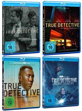 True Detective - Staffel 1+2+3+4 im Set (Blu-ray)