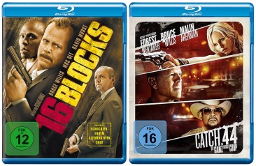 16 Blocks + Catch.44 - Der ganz große Coup / Bruce Willis Double Feature im Set (Blu-ray)