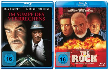 Im Sumpf des Verbrechens + The Rock - Entscheidung auf Alcatraz / Sean Connery Double Feature im Set (Blu-ray)