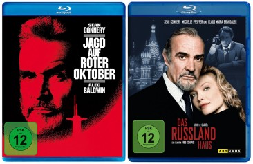 Jagd auf Roter Oktober + Das Russland-Haus / Sean Connery Double Feature im Set (Blu-ray)