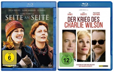 Seite an Seite + Der Krieg des Charlie Wilson / Julia Roberts Double Feature im Set (Blu-ray)