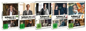 Allmen und das Geheimnis der Libellen + ... des rosa Diamanten + ... der Dahlien + ... der Erotik + ... des Koi / Episode 1-5 im Set (DVD)