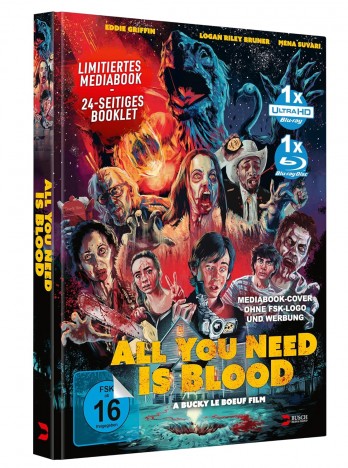 All You Need Is Blood - 4K Ultra HD Blu-ray + Blu-ray / Limited Mediabook (4K Ultra HD)