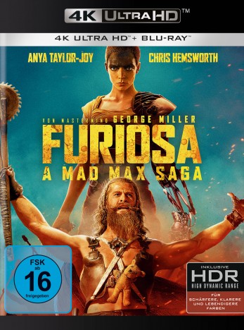 Furiosa: A Mad Max Saga - 4K Ultra HD Blu-ray + Blu-ray (4K Ultra HD)