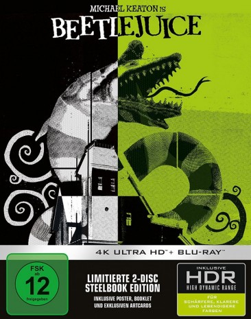 Beetlejuice - 4K Ultra HD Blu-ray + Blu-ray / Ultimate Steelbook Collector's Edition (4K Ultra HD)