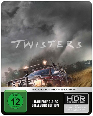 Twisters - 4K Ultra HD Blu-ray + Blu-ray / Limited Steelbook (4K Ultra HD)