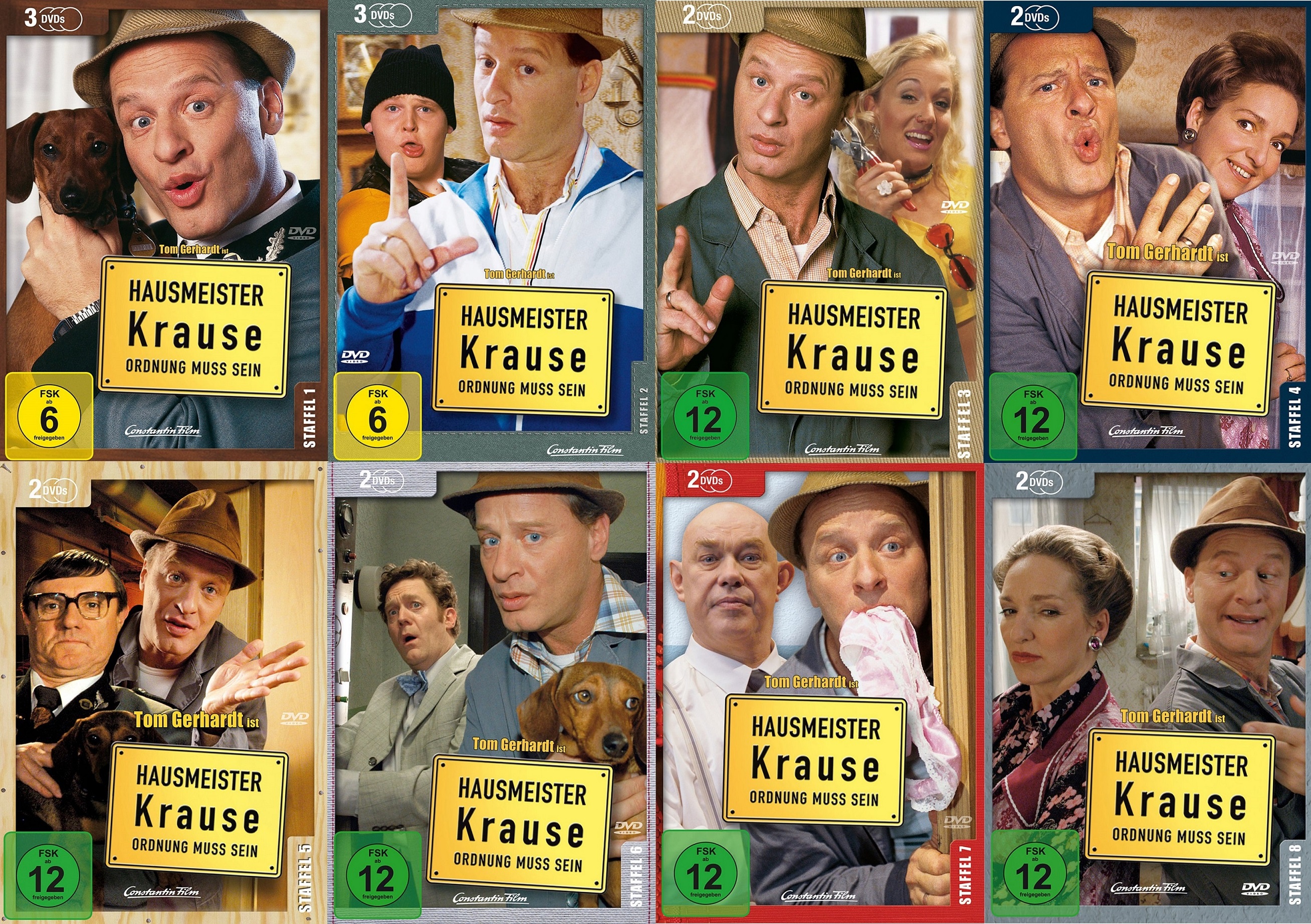 Hausmeister Krause Staffel 1 2 3 4 5 6 7 8 Tom Gerhardt 18 Dvd Set Neu Ebay