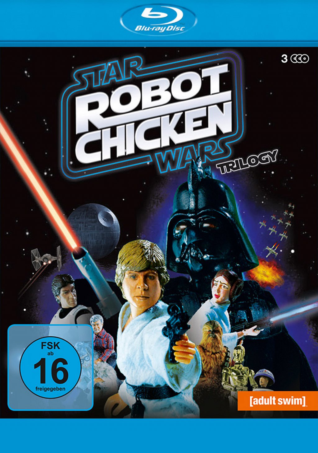 Robot Chicken Star Wars Trilogy Episodes I And Ii And Iii Blu Ray 2369