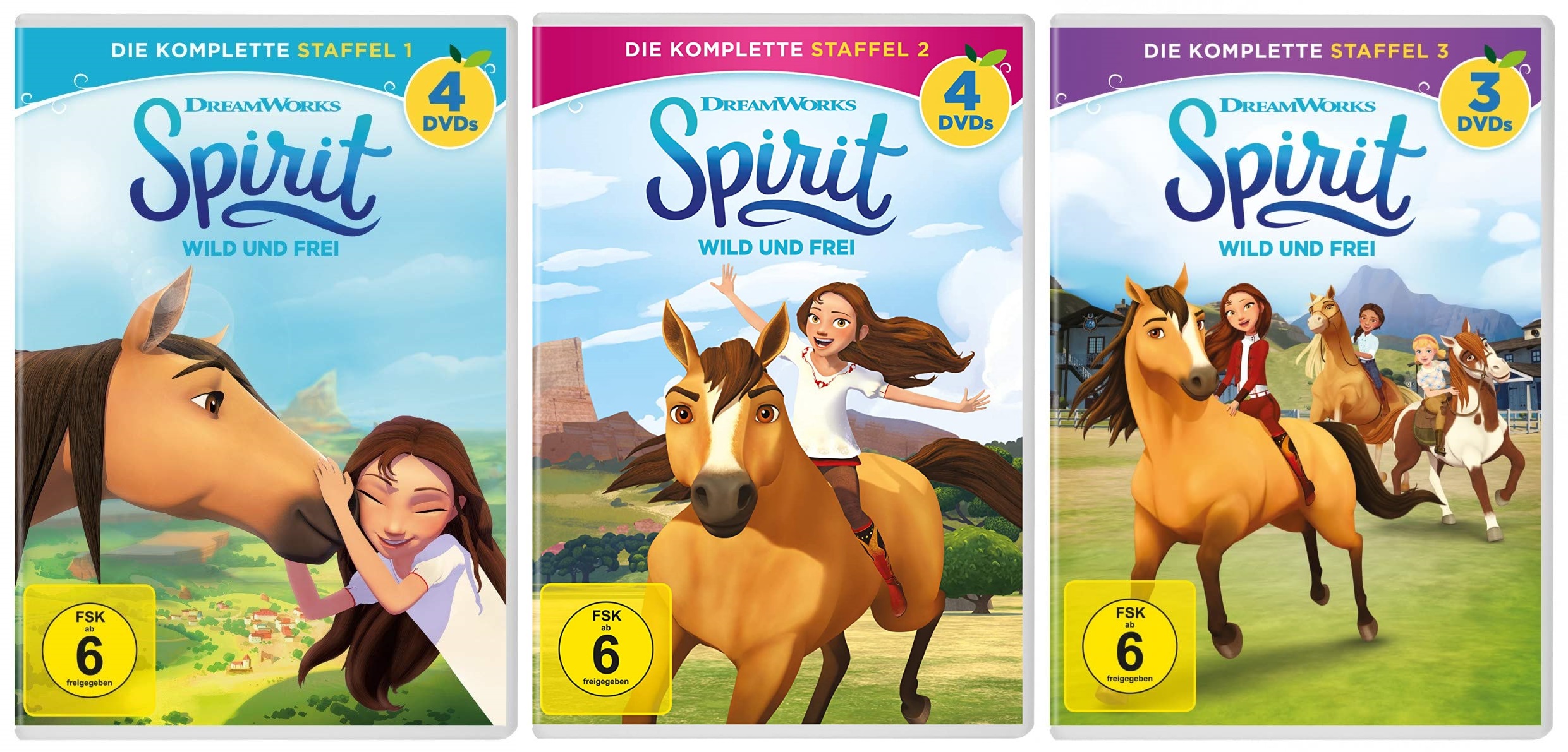 Spirit Wild Und Frei Die Komplette Staffel 123 Im Set Dvd 