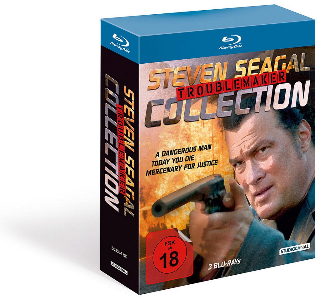 Steven Seagal Troublemaker Collection Blu Ray