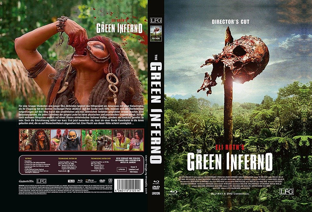 The Green Inferno Directors Cut Limited Collectors Edition Cover E Blu Ray 